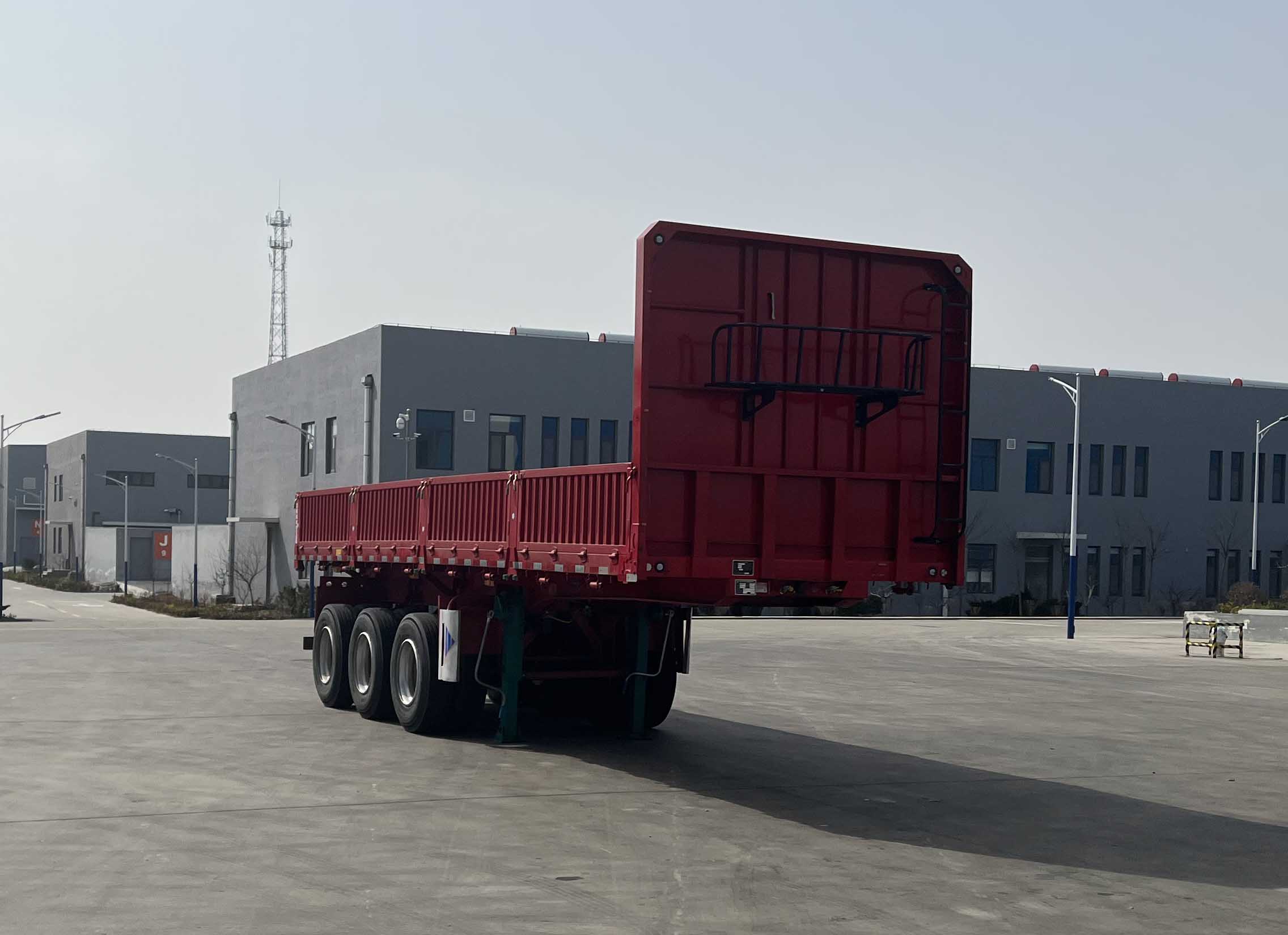 事业长兴牌9米34.8吨3轴自卸半挂车(CXC9402Z)