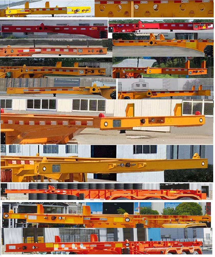 广龙顺牌GLS9402TJZ集装箱运输半挂车公告图片