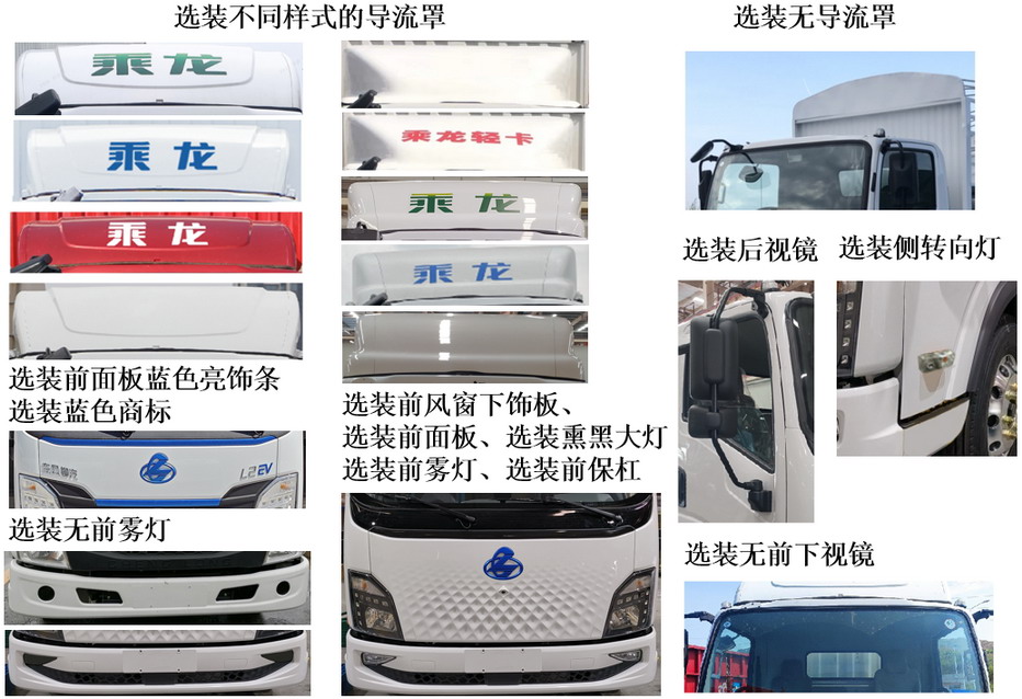 乘龍牌LZ5040CCYL2AZBEV151純電動倉柵式運(yùn)輸車公告圖片