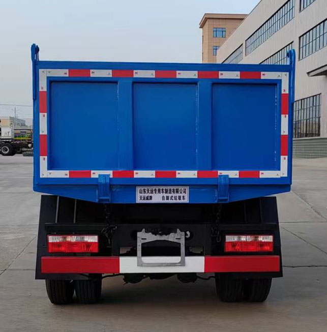 天運(yùn)威牌TYW5075ZLJE6自卸式垃圾車(chē)公告圖片