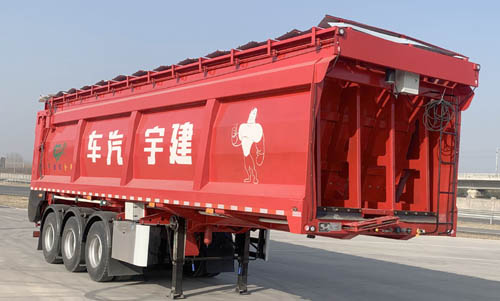 建宇牌10.3米30.1吨3轴散装粮食运输半挂车(YFZ9400ZLS)