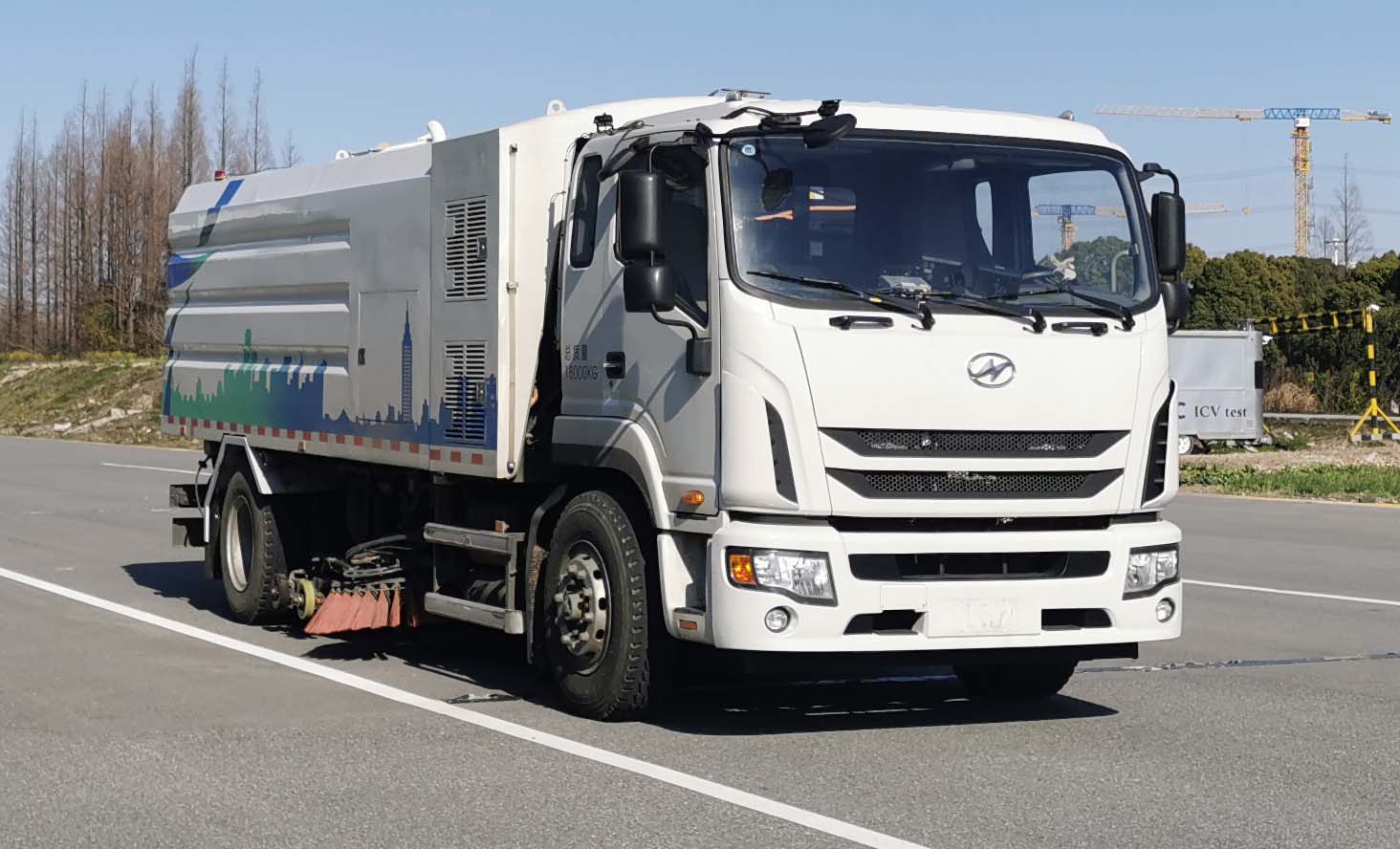 海格牌KLQ5180TXSAEV1純電動(dòng)洗掃車(chē)公告圖片