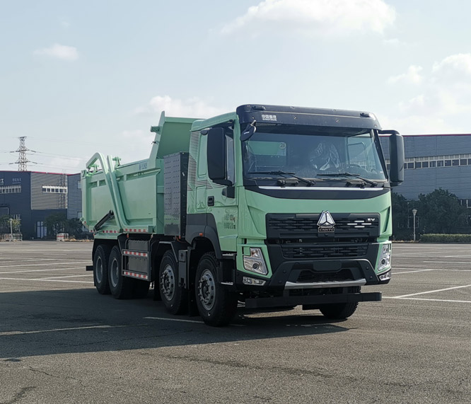 豪沃牌ZZ5312ZLJV3267Z11BEV纯电动自卸式垃圾车公告图片
