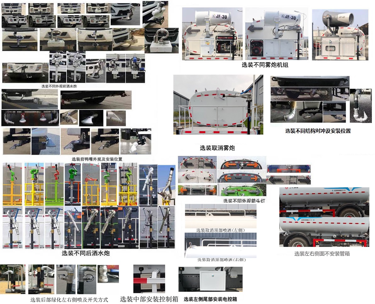 東風(fēng)牌EQ5182GPSSEQ6綠化噴灑車公告圖片