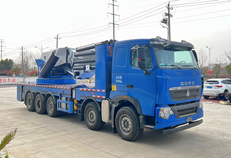 元星龙牌YXL5530JQZLS6汽车起重机公告图片