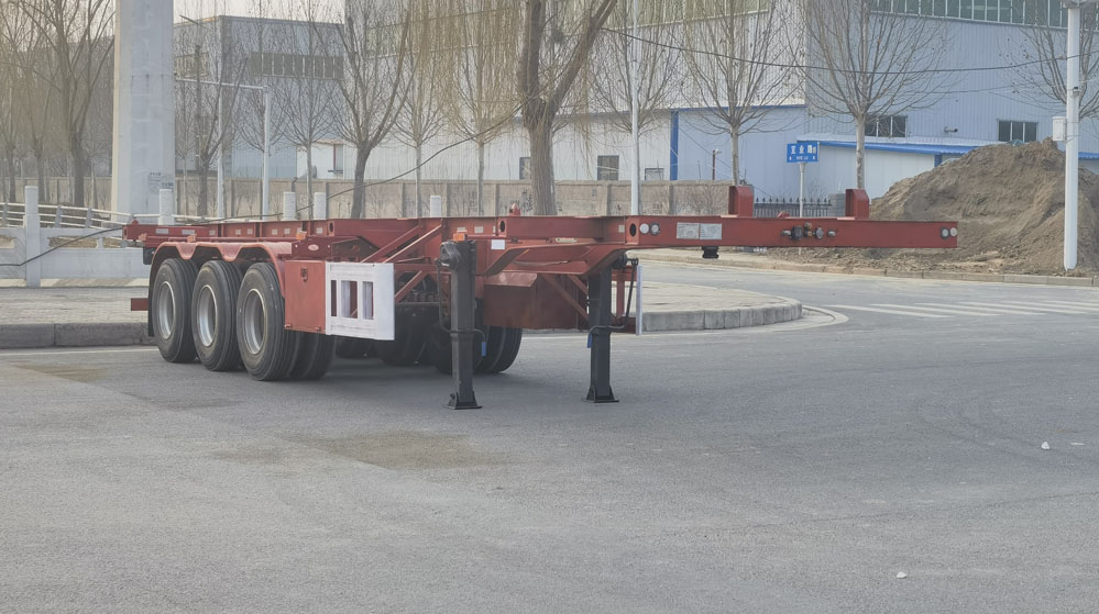 通衢达牌11米35.4吨3轴集装箱运输半挂车(TQD9400TJZ)