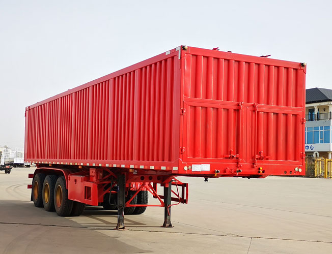 润翔骏业牌11米32吨3轴散装粮食运输半挂车(DR9400ZLS)
