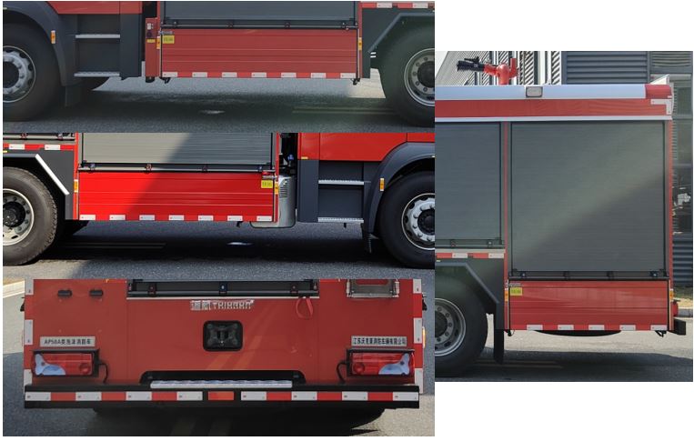 适航牌WKL5160GXFAP50/MN压缩空气泡沫消防车公告图片