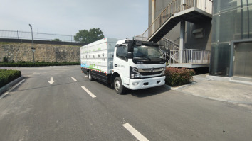 纯电动密闭式桶装垃圾车