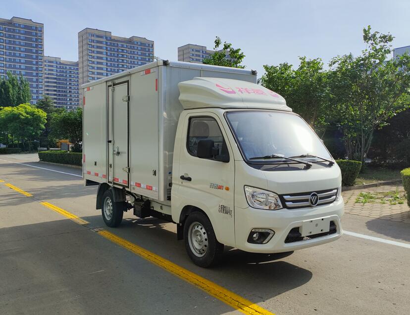 福田牌BJ5021XXY0JV3-13厢式运输车公告图片