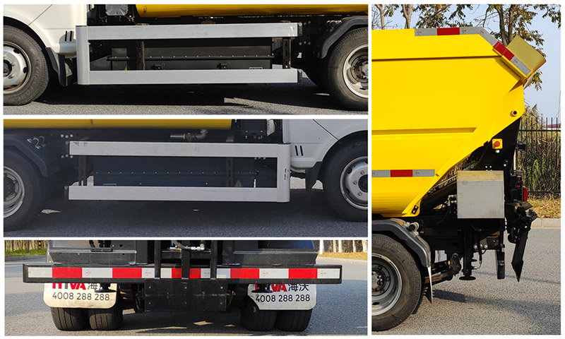 海沃牌HWJ5041ZZZHFBEV純電動自裝卸式垃圾車公告圖片