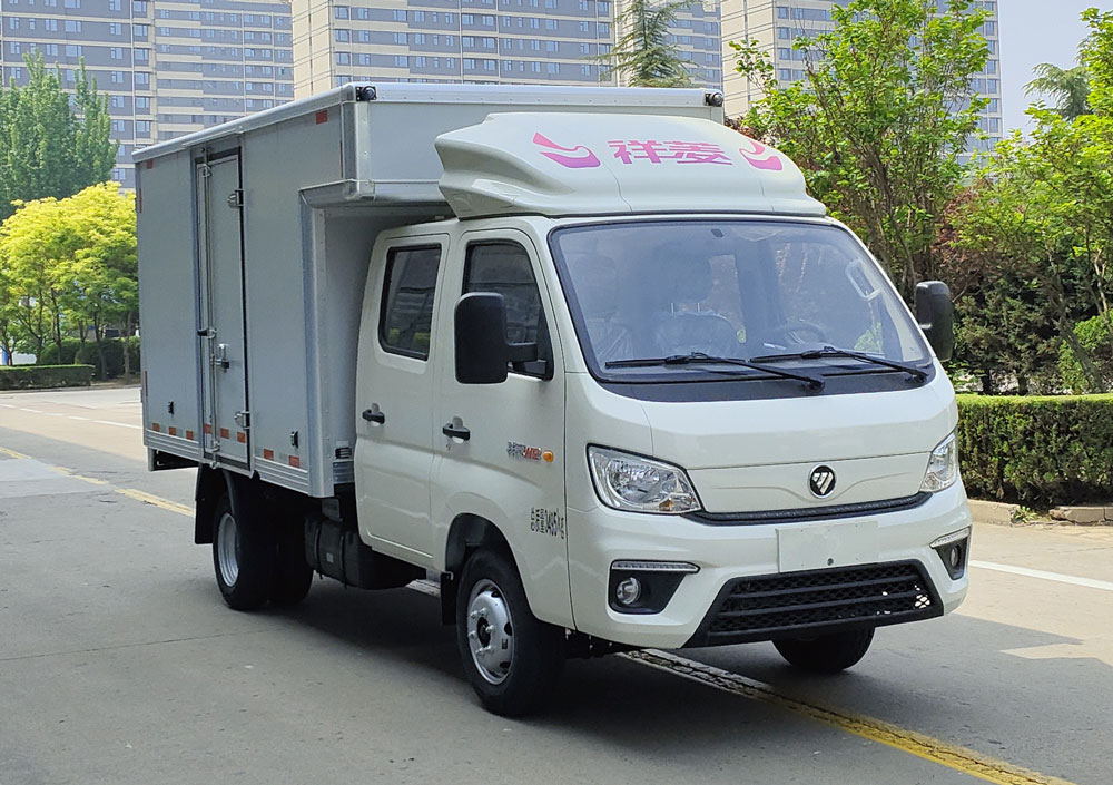 福田牌BJ5032XXY4AV6-19厢式运输车公告图片