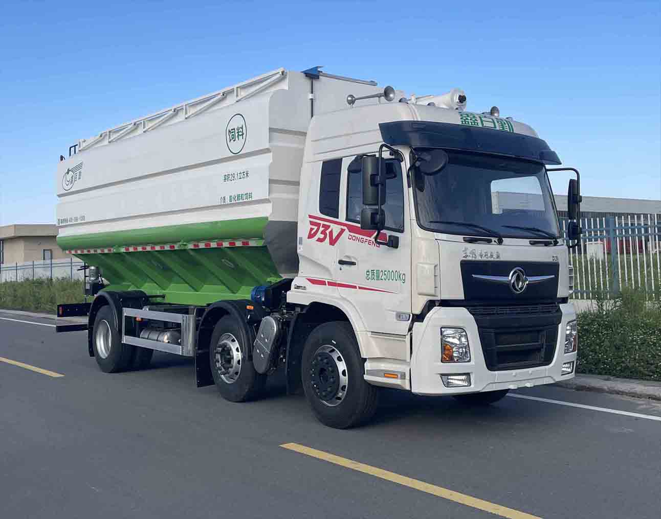 百勤牌XBQ5250ZSLD36X散裝飼料運(yùn)輸車公告圖片