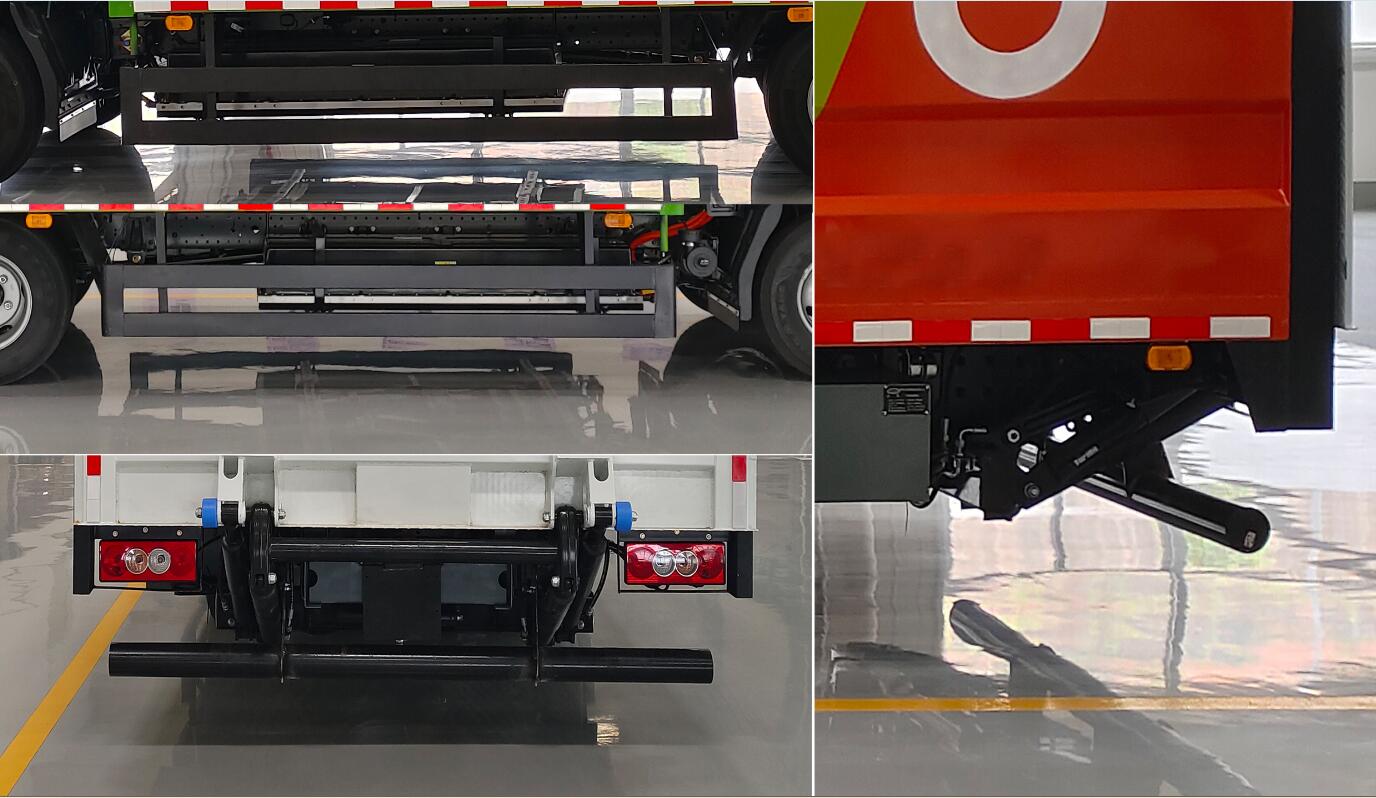 福田牌BJ5074XTYEV-H1純電動(dòng)密閉式桶裝垃圾車公告圖片