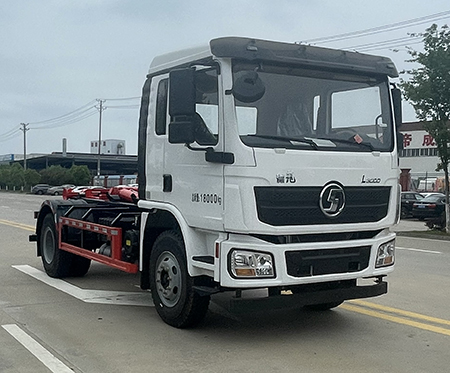 帝王环卫牌HDW5188ZXXSX6车厢可卸式垃圾车公告图片