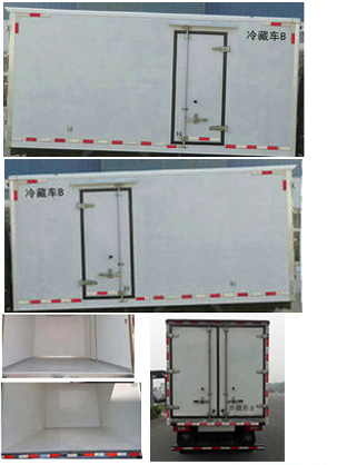 福田牌BJ5045XLC8JBA-AB8冷藏車(chē)公告圖片