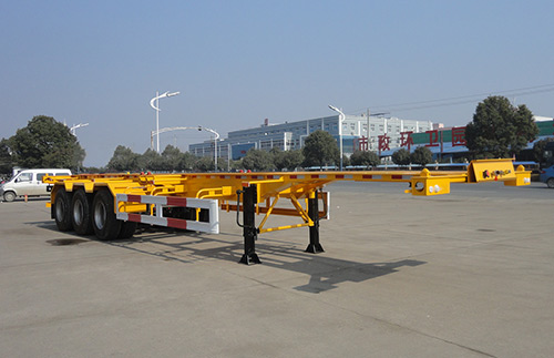 华威驰乐牌13.7米31.2吨3轴集装箱运输半挂车(SGZ9401TJZ)
