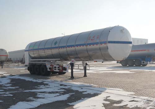 昌骅牌13米26.6吨3轴低温液体运输半挂车(HCH9400GDYA)