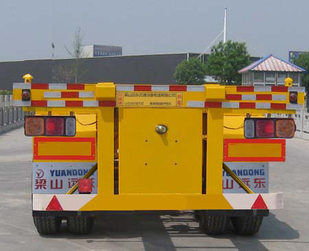 劲越牌LYD9370TJZ集装箱运输半挂车公告图片
