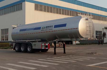 盛润牌12.1米33.8吨3轴润滑油罐式运输半挂车(SKW9400GRHL)