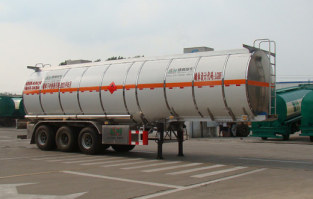 铝合金易燃液体罐式运输半挂车
