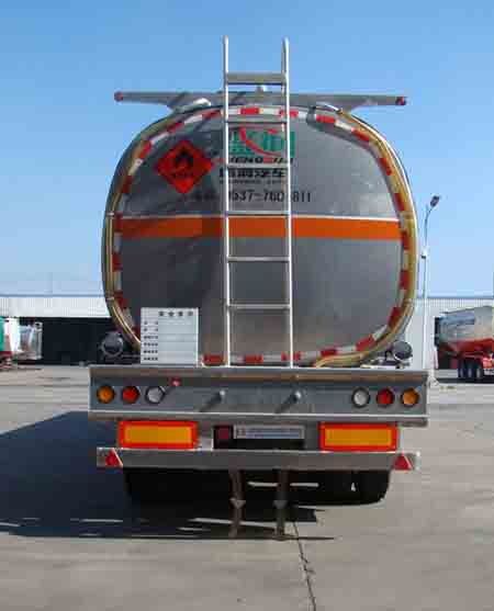 盛润牌SKW9405GRYL铝合金易燃液体罐式运输半挂车公告图片
