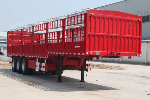 庄宇牌11.5米34.5吨3轴仓栅式运输半挂车(ZYC9400CCYE)