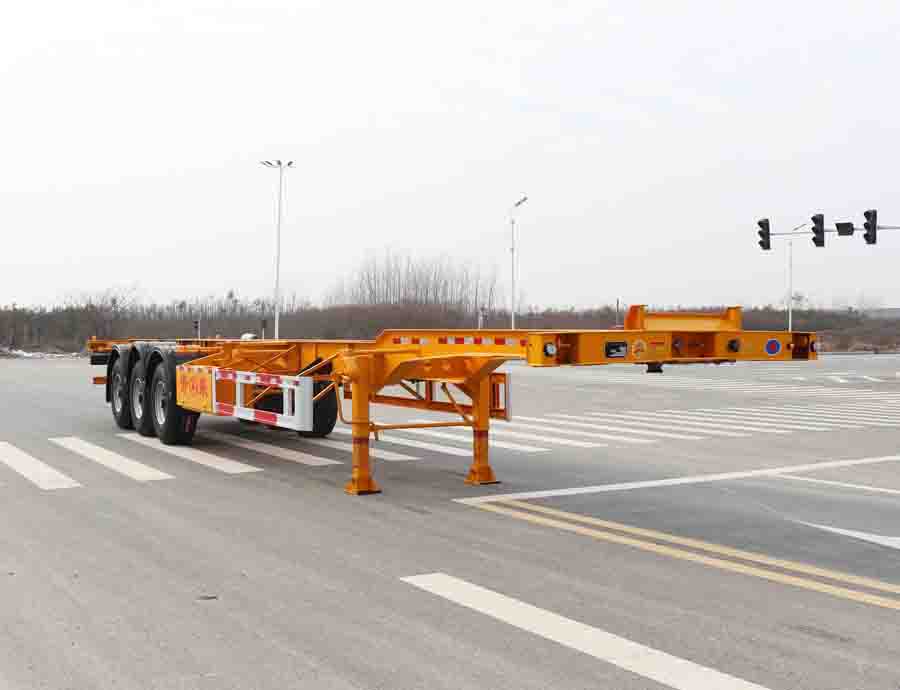 开乐牌14米35.5吨3轴集装箱运输半挂车(AKL9400TJZE)