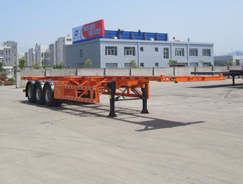 鸿宇达牌13米34.2吨3轴集装箱运输半挂车(WMH9400TJZ)