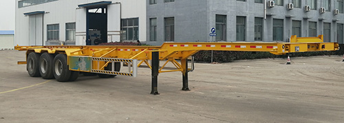 鲁玺牌14米34吨3轴集装箱运输半挂车(LXP9400TJZE)