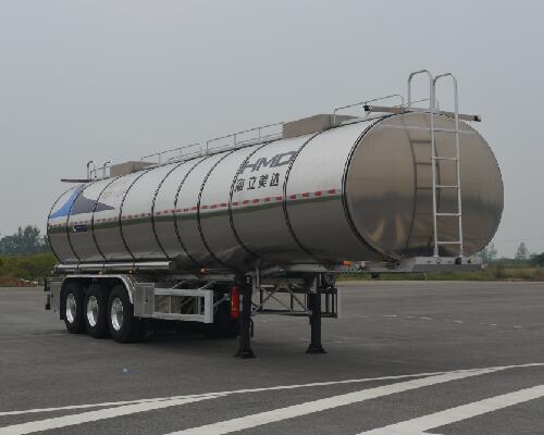 欧曼牌11.9米33.2吨3轴铝合金食用油运输半挂车(HFV9401GSYA)