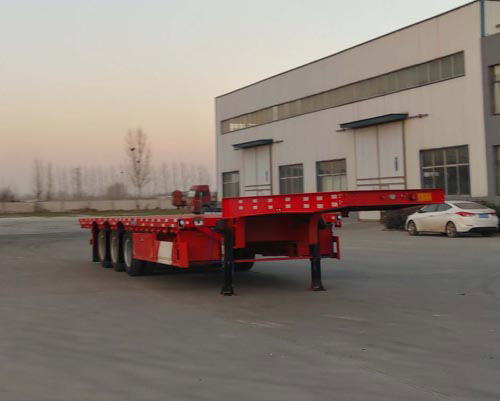 中郓通牌13.8米33.4吨3轴低平板半挂车(JZJ9403TDP)