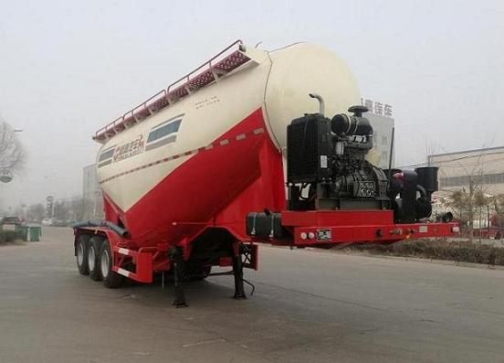 杨嘉牌10米32吨3轴中密度粉粒物料运输半挂车(LHL9403GFL2)