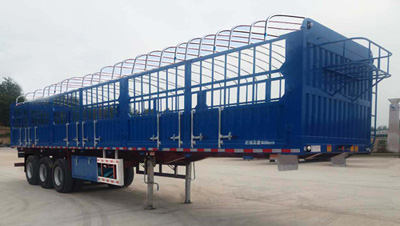 汇多通牌13米34.2吨3轴仓栅式运输半挂车(TJH9400CCY)
