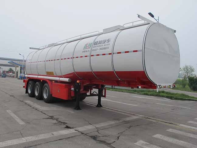 盛润牌10.3米32.2吨3轴润滑油罐式运输半挂车(SKW9402GRH)