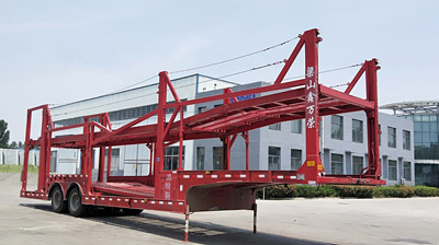 鑫万荣牌13.8米17.9吨2轴车辆运输半挂车(CWR9250TCL)
