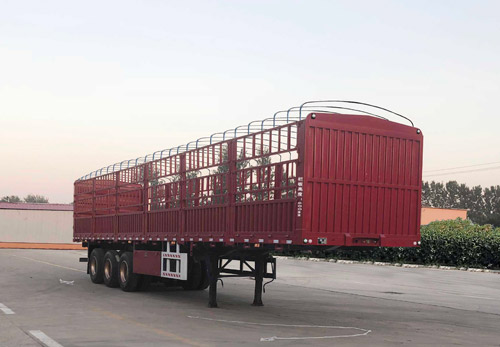 鑫阳达牌13米34吨3轴仓栅式运输半挂车(LXY9400CCY)