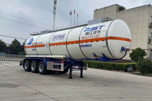 瑞江牌11米33吨3轴毒性和感染性物品罐式运输半挂车(WL9403GDG)