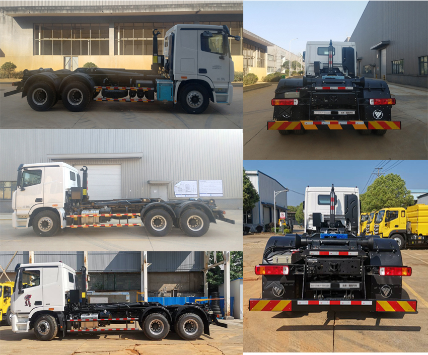 福田牌BJ5252ZXXE6-H1車廂可卸式垃圾車公告圖片