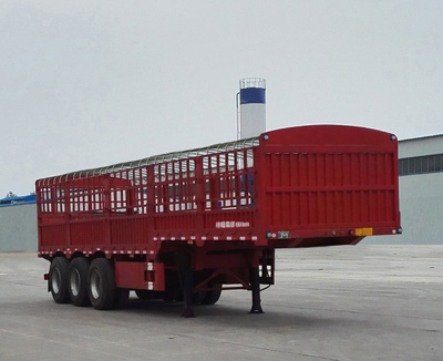 中顺广信牌11.5米34.8吨3轴仓栅式运输半挂车(HGX9401CCYE)