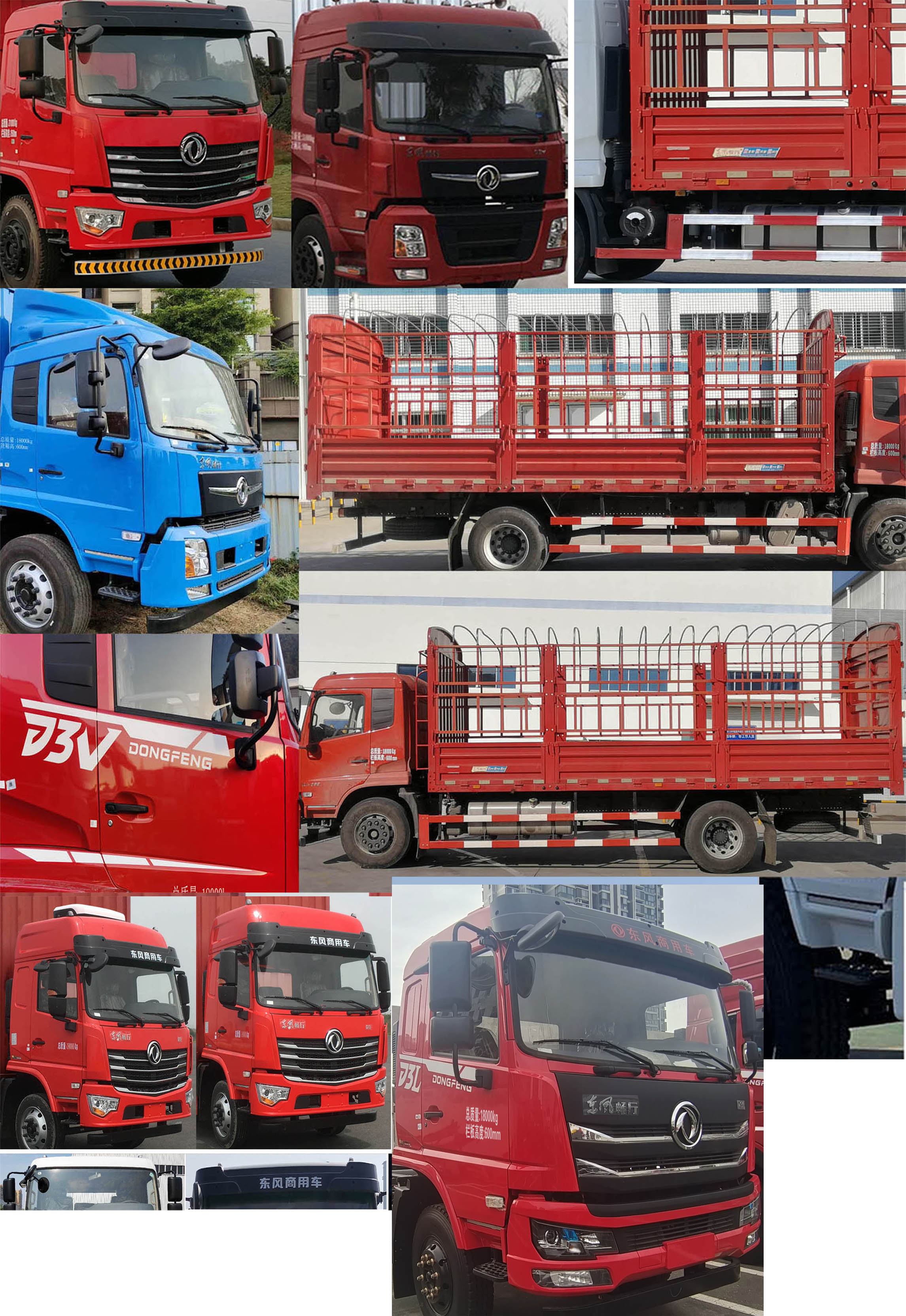 東風(fēng)牌DFV5183CCYGP6D倉(cāng)柵式運(yùn)輸車(chē)公告圖片