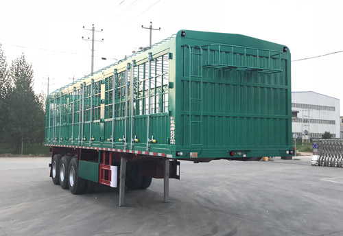 淮俊牌11.5米34.2吨3轴仓栅式运输半挂车(JHJ9401CCY)