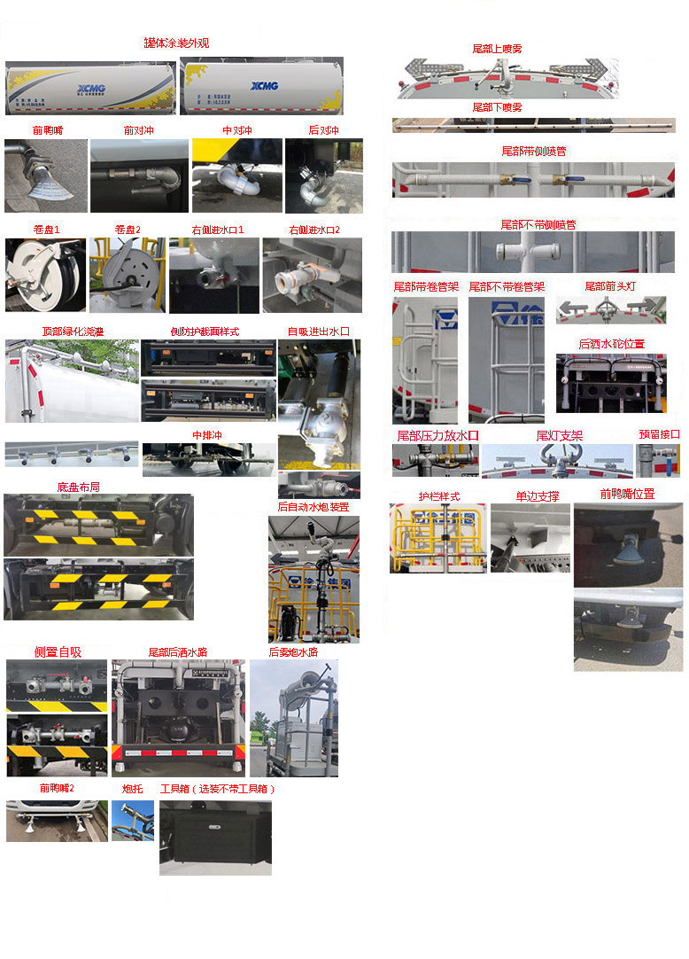 徐工牌DXA5161GPSD6綠化噴灑車公告圖片