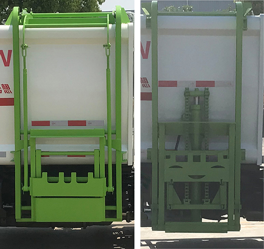 帝王环卫牌HDW5043ZZZEQ6自装卸式垃圾车公告图片