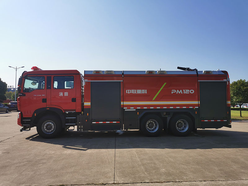 中联牌ZLF5281GXFPM120泡沫消防车公告图片