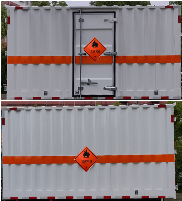 華通牌HCQ5043XRQSH6易燃?xì)怏w廂式運(yùn)輸車公告圖片
