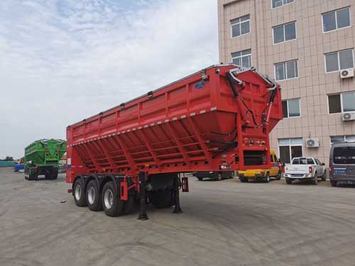 吉鲁恒驰牌9.5米31.5吨3轴散装粮食运输半挂车(PG9400ZLSA)