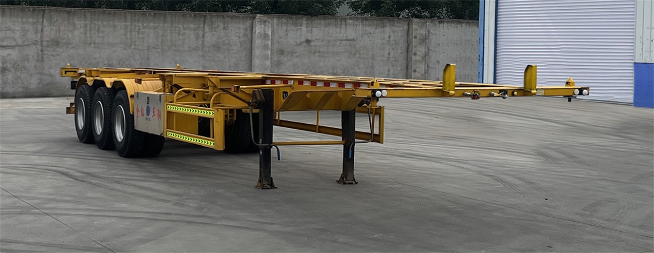鲁运达牌13米34.5吨3轴集装箱运输半挂车(JCA9401TJZ)