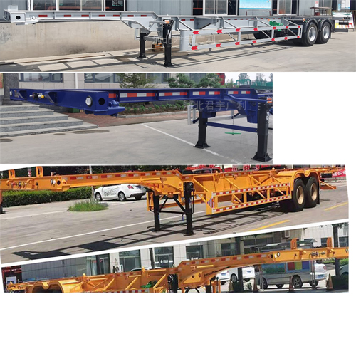 君宇广利牌ANY9350TJZ集装箱运输半挂车公告图片