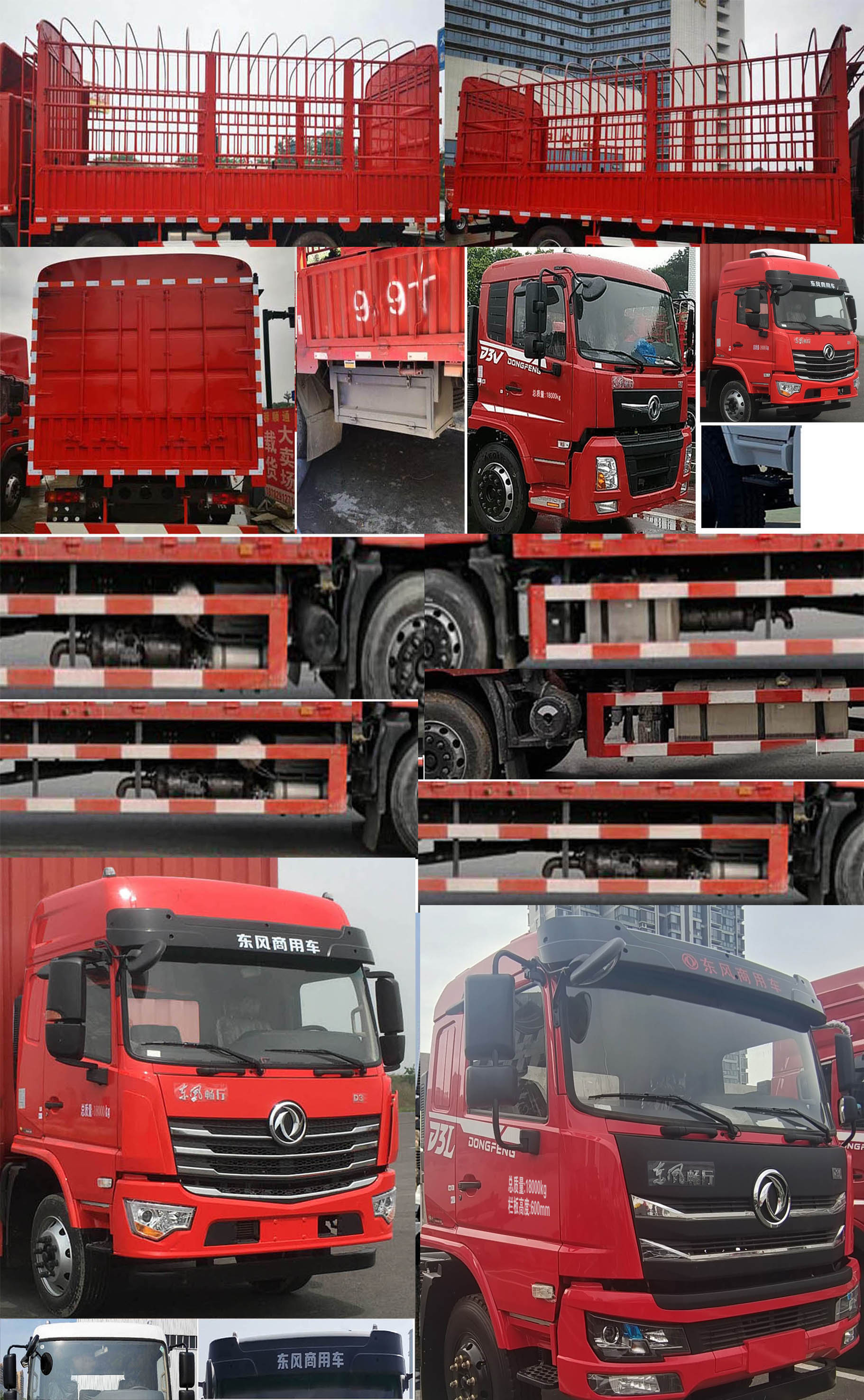 東風(fēng)牌DFV5183CCYGP6D2倉柵式運(yùn)輸車公告圖片